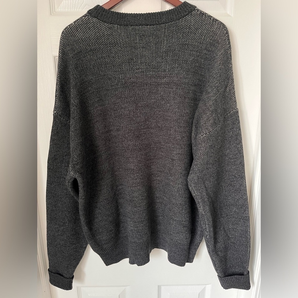 Mens Essentials FOG Fear of God Jacquard Knit Cotton Crewneck Sweater - Picture 4 of 10